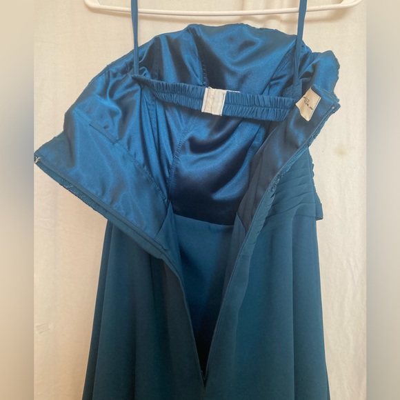 Light In The Box 2 Piece Teal High/Low Formal Dress Bolero Jacket Sequins - Picture 11 of 13